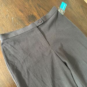 Haggar Gloria Women's 12 Average NWT Charcoal Gray Stretch Dress Work Pants